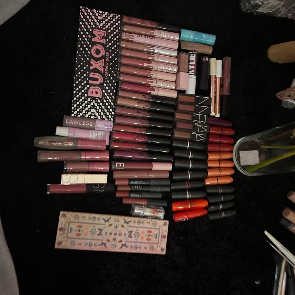 Assorted Lipstick Collection - Mixed Reds, Pinks, Nudes (Multiple Brands)